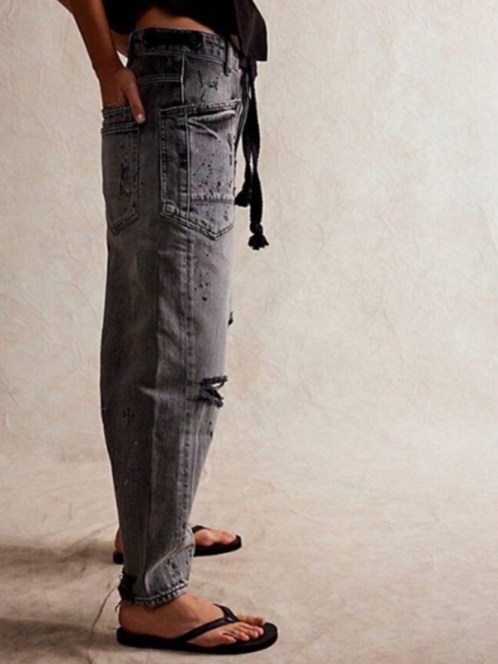 We The Free Moxie Low Slung Barrel Jeans - Picture 2 of 6